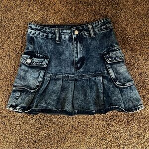 Women’s Jean Navy Skirt